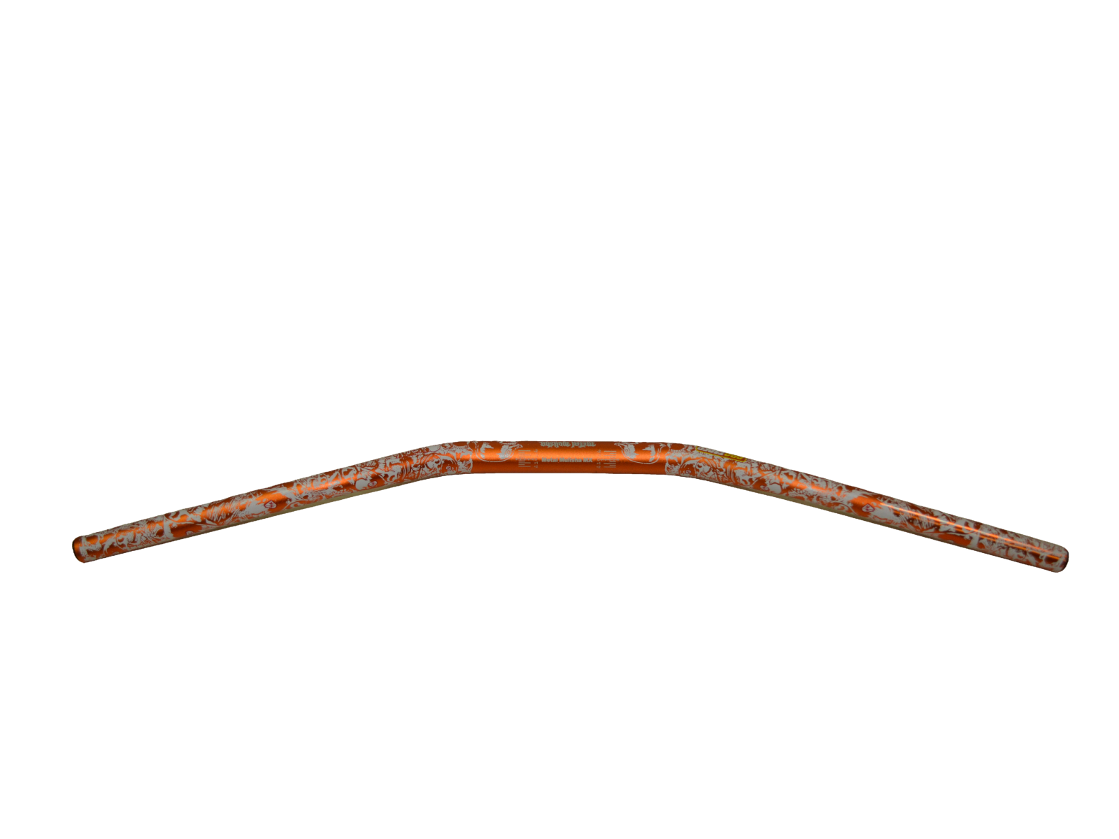 Руль 28мм OTOM RACING графика Metal Mulisha MX, оранжевый